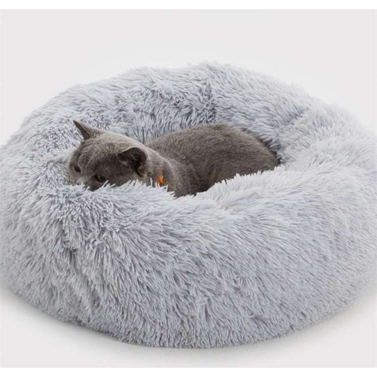 Calming Donut Dog Bed - Plush & Self-Warming