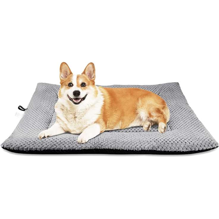 Onarway Dog Bed Mat - Medium Washable Fluffy Crate Pad