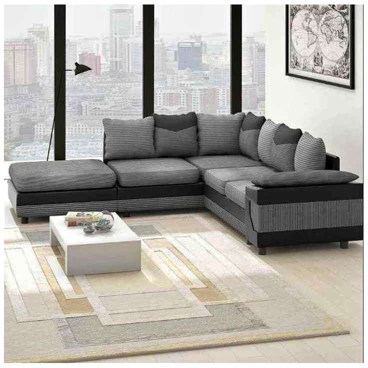 Amazing Sofas Large Grey Corner Sofa Left Hand S-Shape