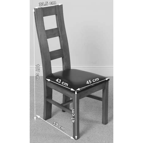 Oak Dining Table and Chairs Set - Small 4 Seater Kitchen Furniture