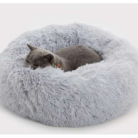 Calming Donut Dog Bed - Plush & Self-Warming