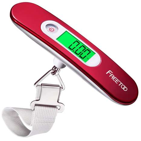 FREETOO Digital Luggage Scale - Portable Suitcase Weigher with Tare